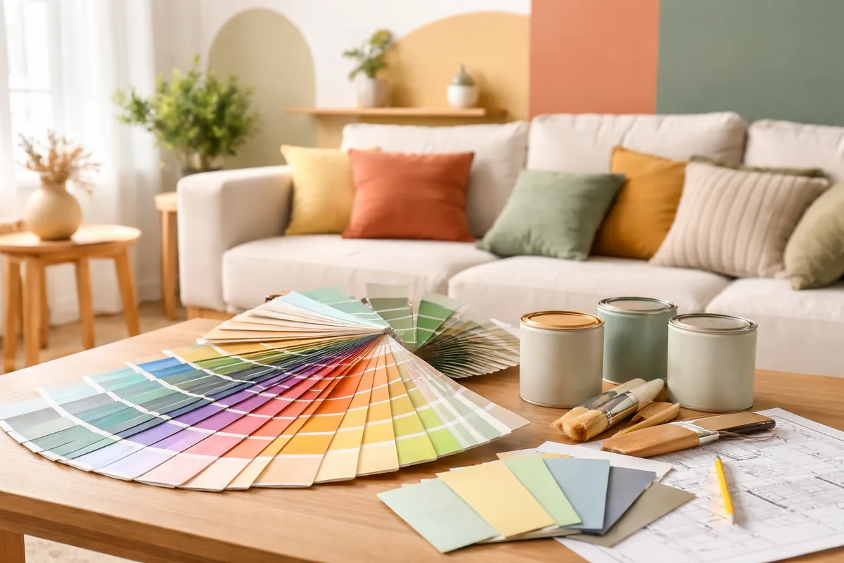 Choisir des couleurs adaptées pour l'aménagement de votre maison