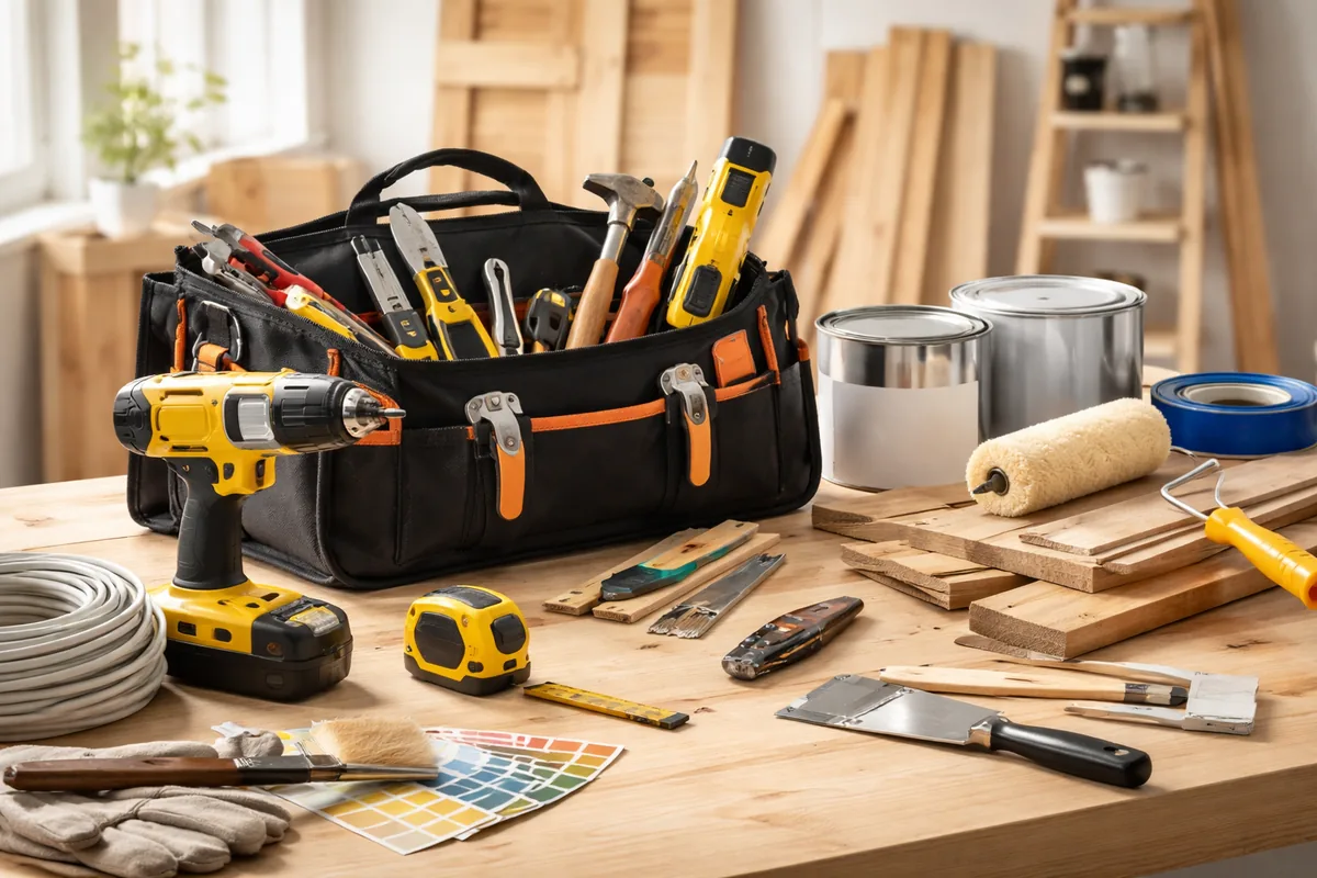 Quel matériel de bricolage choisir pour un projet de rénovation complet